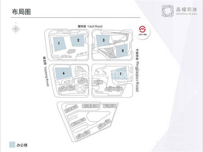 晶耀前灘平麵圖 晶耀前灘平麵圖